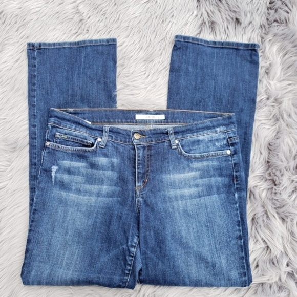 JOE'S PROVOCATEUR wide leg blue jeans sz 31 - Picture 2 of 5